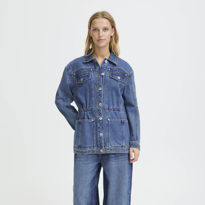 ICHI ( Dame ) - ICHI - IHMIANNA JA | JAKKE WASHED MED BLUE