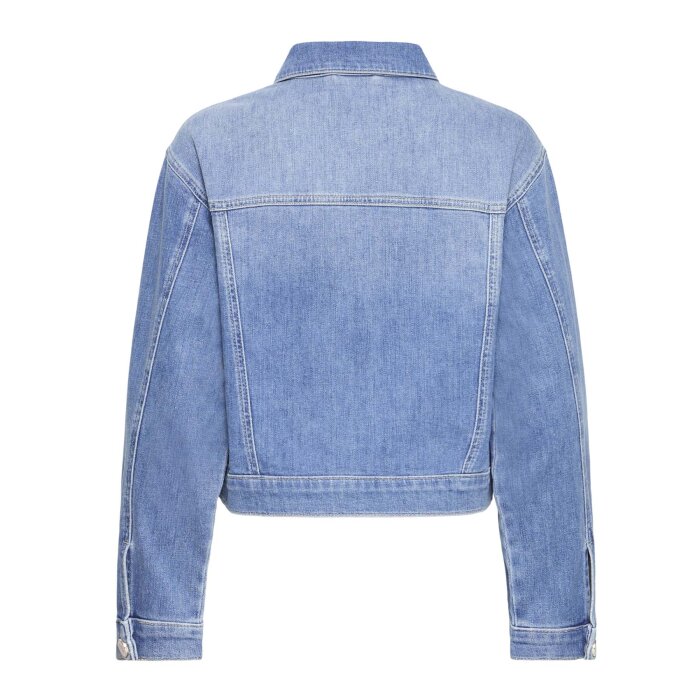 Pulz Jeans ( Dame )  - PULZ - PZANNI JACKET | JAKKE MEDIUM BLUE DENIM
