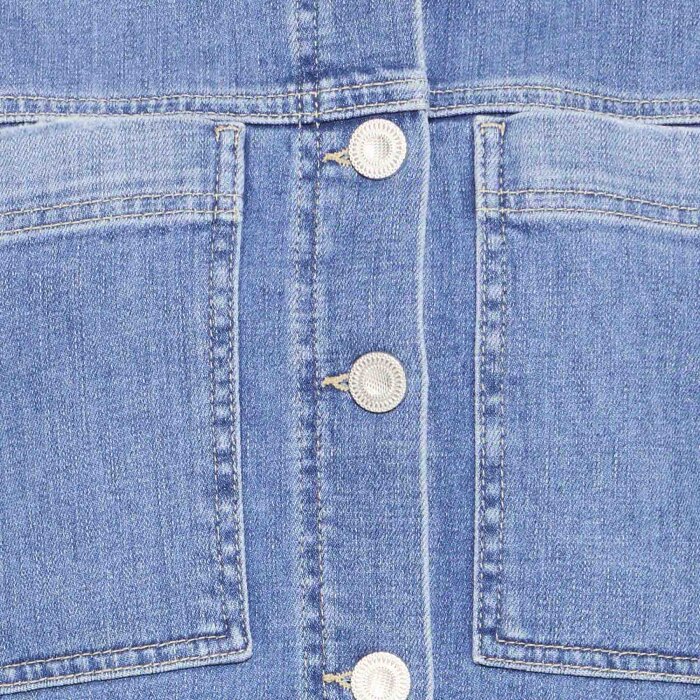 Pulz Jeans ( Dame )  - PULZ - PZANNI JACKET | JAKKE MEDIUM BLUE DENIM