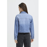 Pulz Jeans ( Dame )  - PULZ - PZANNI JACKET | JAKKE MEDIUM BLUE DENIM