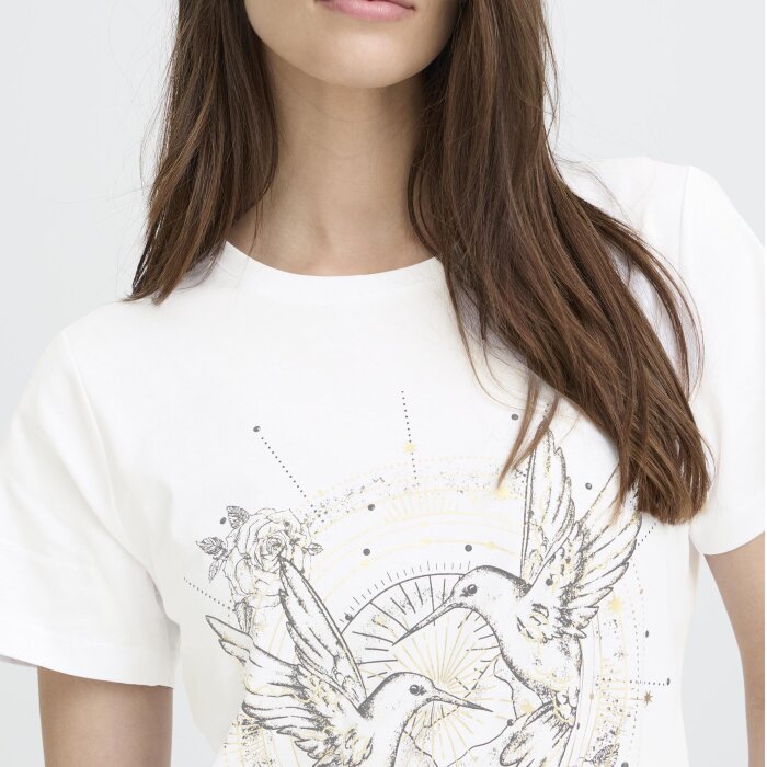 Pulz Jeans ( Dame )  - PULZ - PZADABELLE  | T-SHIRT BRIGHT WHITE