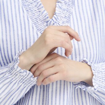 Pulz Jeans ( Dame )  - PULZ - PZAUDREY BLOUSE | SKJORTE CLOUD DANCER