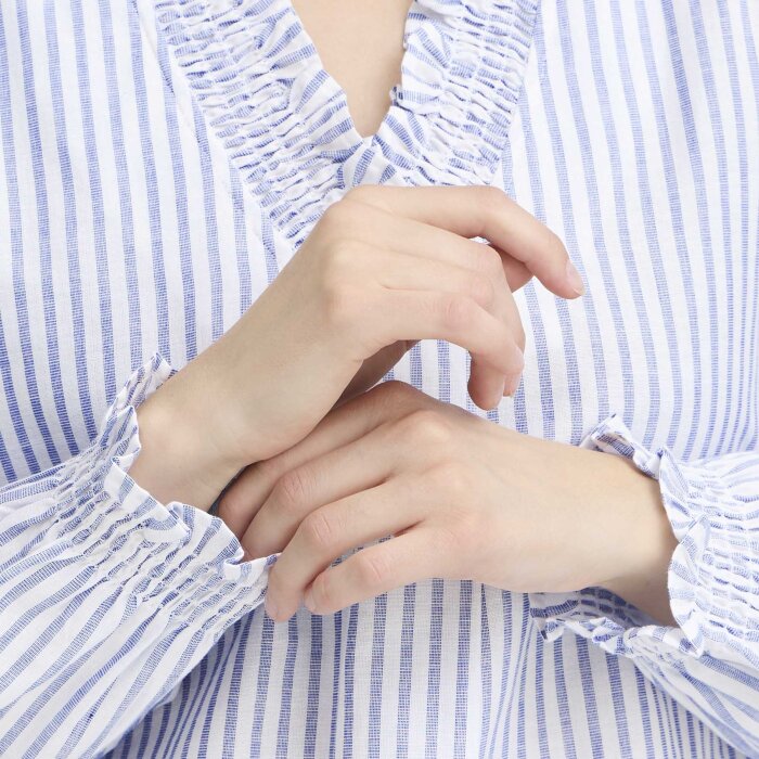 Pulz Jeans ( Dame )  - PULZ - PZAUDREY BLOUSE | SKJORTE CLOUD DANCER