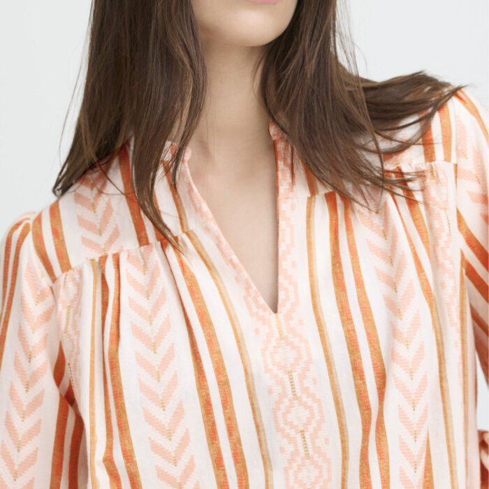 Pulz Jeans ( Dame )  - PULZ - PZAMBELLA BLOUSE | SKJORTE CLOUD DANCER