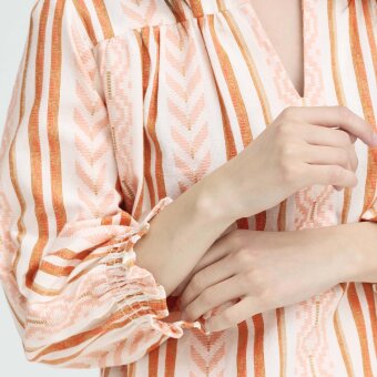 Pulz Jeans ( Dame )  - PULZ - PZAMBELLA BLOUSE | SKJORTE CLOUD DANCER