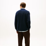 Tommy Hilfiger  - Tommy Hilfiger - Fisherman rib coach jacket | Strik Dark Night Navy