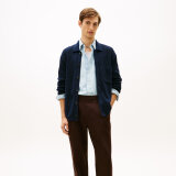 Tommy Hilfiger  - Tommy Hilfiger - Fisherman rib coach jacket | Strik Dark Night Navy