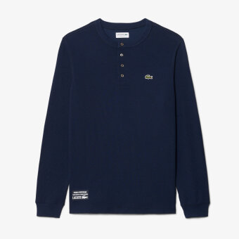 Lacoste - Lacoste - TH1300 | T-shirt LS Navy Blue