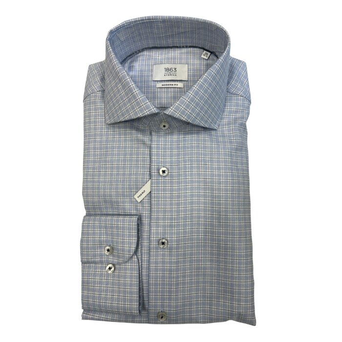 Eterna - Eterna shirt - 1337 12 X682 | Modern Fit Skjorte Blue