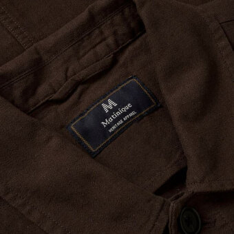 Matinique - Matinique - Heritage | Overshirt Chocolate Brown
