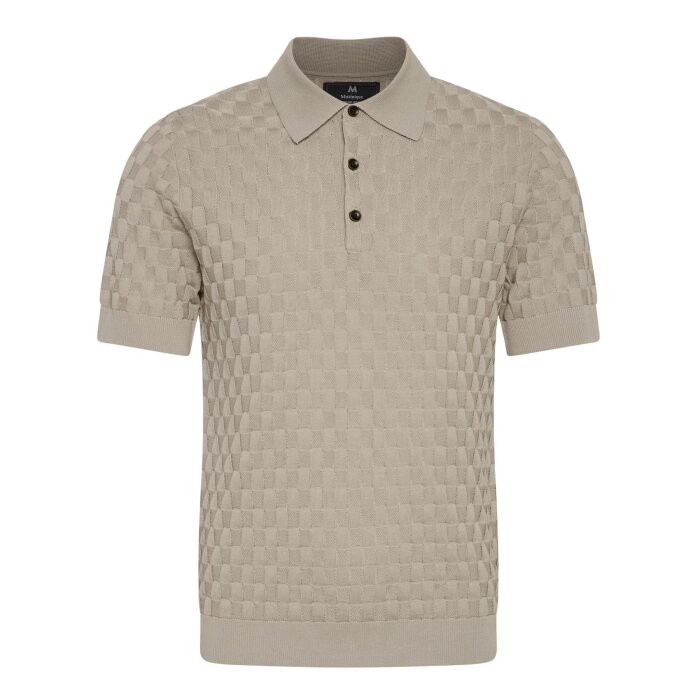 Matinique - Matinique - Polo heritage | Polo T-shirt Plaza Taupe