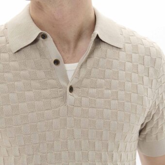 Matinique - Matinique - Polo heritage | Polo T-shirt Plaza Taupe