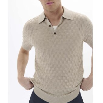 Matinique - Matinique - Polo heritage | Polo T-shirt Plaza Taupe