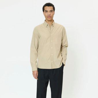 Matinique - Matinique - Christaldo shirt | Skjorte Plaza Taupe