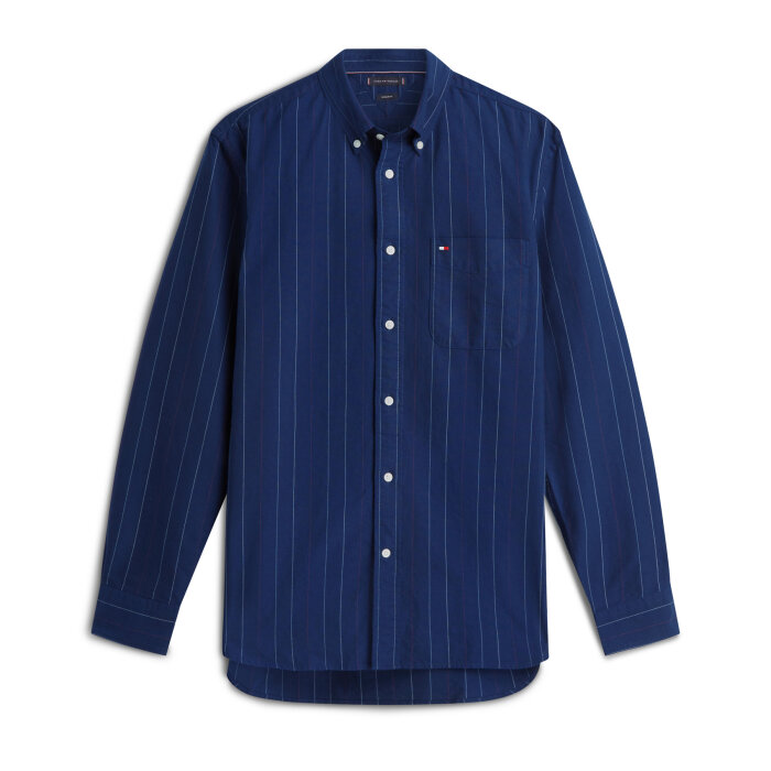 Tommy Hilfiger  - Tommy Hilfiger - Heritage oxford shirt | Skjorte Preppy Navy