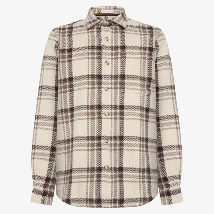 Signal - Signal - Benny check | Overshirt Brown Bark
