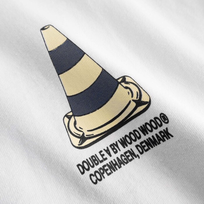 Double A by Wood Wood - Wood Wood - Ace tee cone | T-shirt Bright White