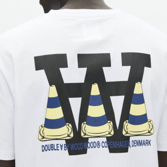 Double A by Wood Wood - Wood Wood - Ace tee cone | T-shirt Bright White