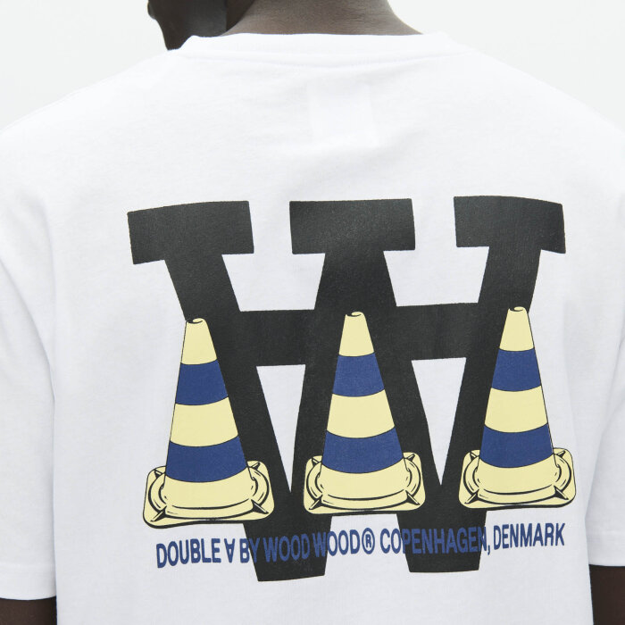 Double A by Wood Wood - Wood Wood - Ace tee cone | T-shirt Bright White