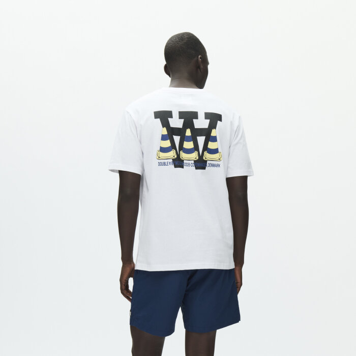 Double A by Wood Wood - Wood Wood - Ace tee cone | T-shirt Bright White