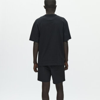 Double A by Wood Wood - Wood Wood - Liam AA chest tee | T-shirt Black White