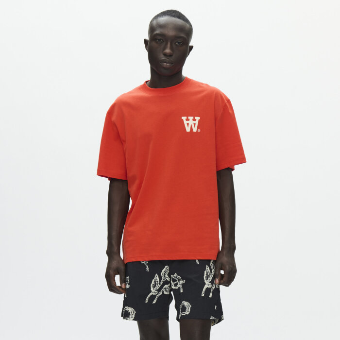 Double A by Wood Wood - Wood Wood - Liam AA chest tee | T-shirt Poinciana