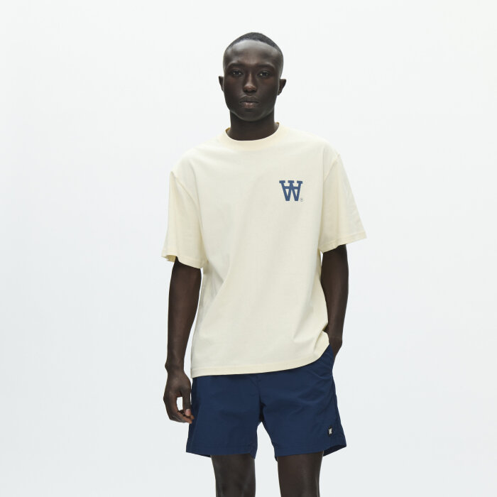Double A by Wood Wood - Wood Wood - Liam AA chest tee | T-shirt Turtledove