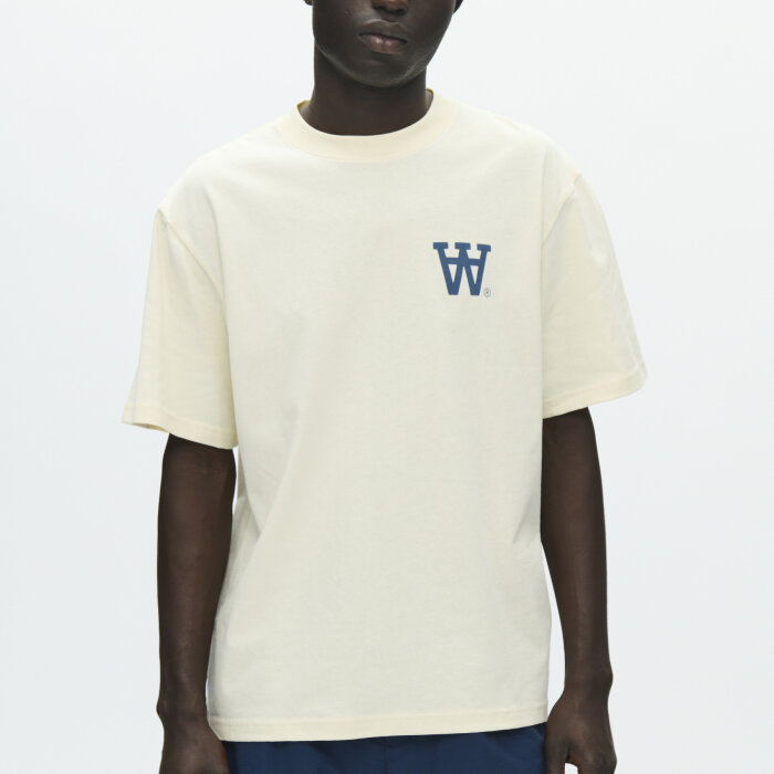 Double A by Wood Wood - Wood Wood - Liam AA chest tee | T-shirt Turtledove