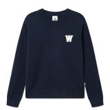 Double A by Wood Wood - Wood Wood - Tay sweater | Strik  Dark Navy