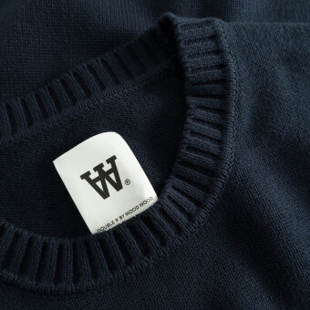 Double A by Wood Wood - Wood Wood - Tay sweater | Strik  Dark Navy