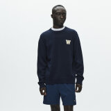 Double A by Wood Wood - Wood Wood - Tay sweater | Strik  Dark Navy