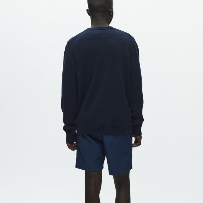 Double A by Wood Wood - Wood Wood - Tay sweater | Strik  Dark Navy