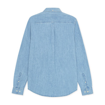LES DEUX - Les Deux - Konrad denim shirt | Skjorte Light Indigo Wash