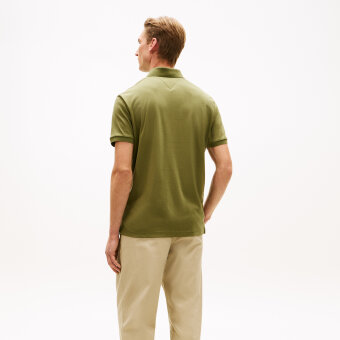 Tommy Hilfiger  - Tommy Hilfiger - Liquid cotton | Polo T-shirt Dark Artichoke