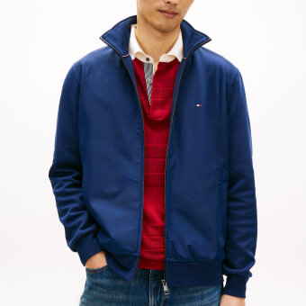 Tommy Hilfiger  - Tommy Hilfiger - Intechno mix zip thru | Cardigan Carbon Navy
