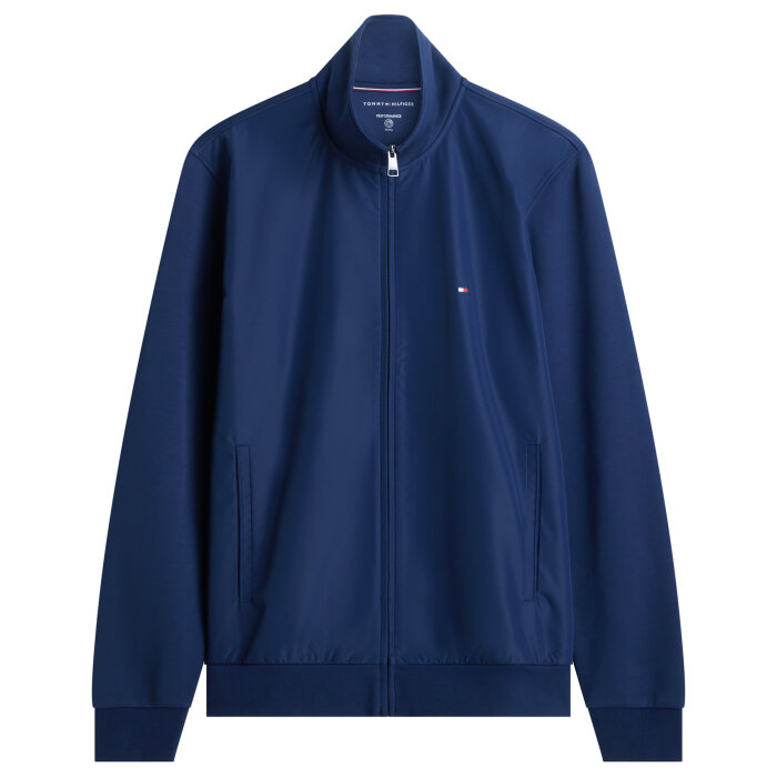 Tommy Hilfiger  - Tommy Hilfiger - Intechno mix zip thru | Cardigan Carbon Navy