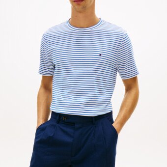 Tommy Hilfiger  - Tommy Hilfiger - Essential stripe tee | T-shirt White