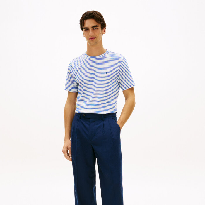 Tommy Hilfiger  - Tommy Hilfiger - Essential stripe tee | T-shirt White