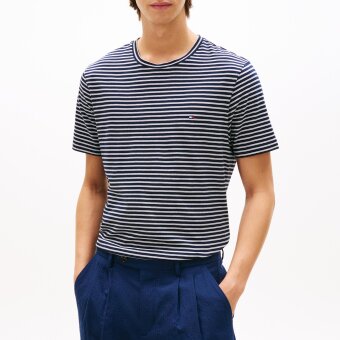 Tommy Hilfiger  - Tommy Hilfiger - Essential stripe tee | T-shirt desert Sky