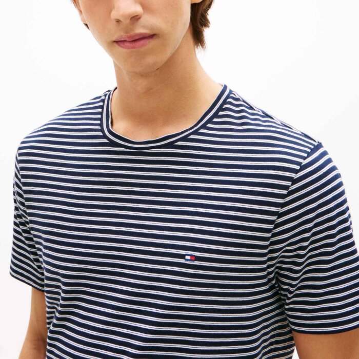 Tommy Hilfiger  - Tommy Hilfiger - Essential stripe tee | T-shirt desert Sky