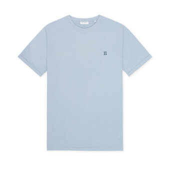 LES DEUX - Les Deux - Nørregaard cont. tee | T-shirt Blue Fog