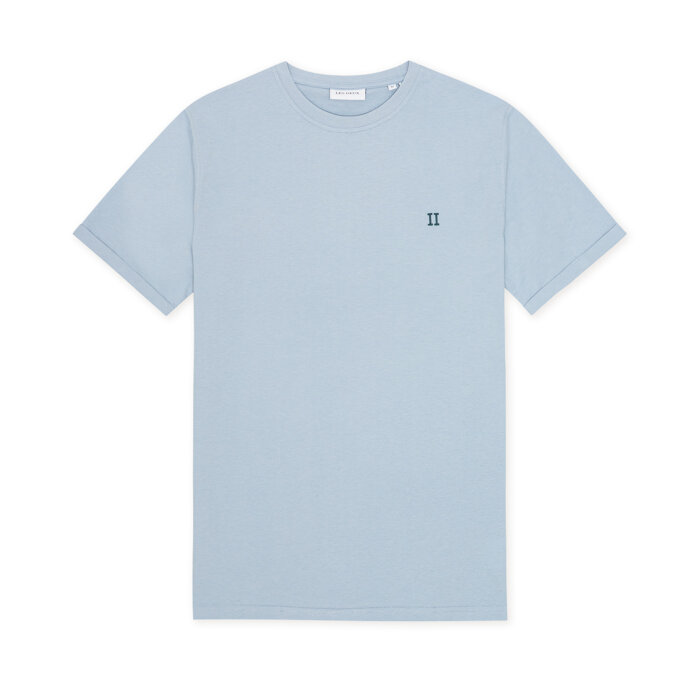 LES DEUX - Les Deux - Nørregaard cont. tee | T-shirt Blue Fog
