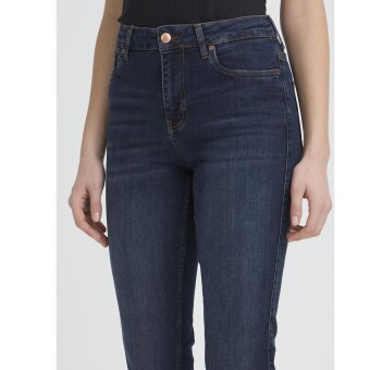 Pulz Jeans ( Dame )  - PULZ - PZEMMA HW | JEANS DARK BLUE DENIM