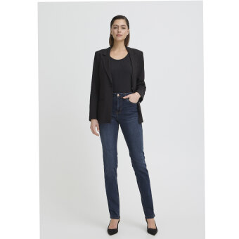 Pulz Jeans ( Dame )  - PULZ - PZEMMA HW | JEANS DARK BLUE DENIM