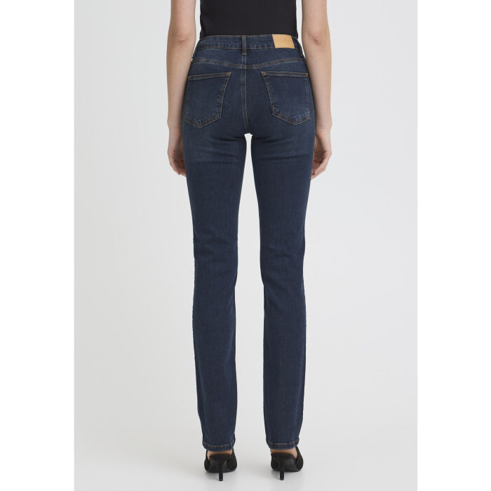 Pulz Jeans ( Dame )  - PULZ - PZEMMA HW | JEANS DARK BLUE DENIM