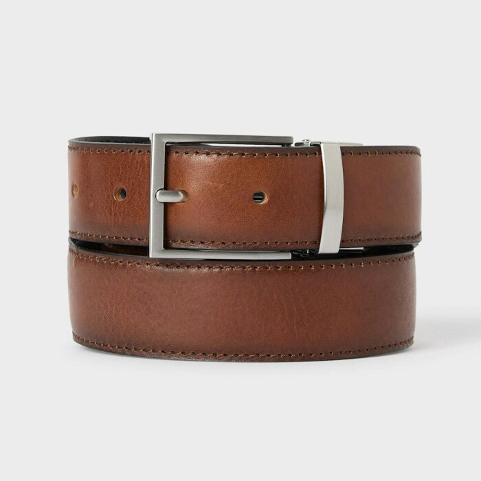 Saddler - Saddler - Bælte Brian vendbart | Bælte Sort & Brun