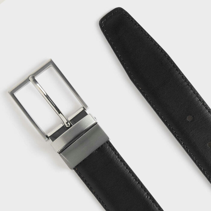 Saddler - Saddler - Bælte Brian vendbart | Bælte Sort & Brun