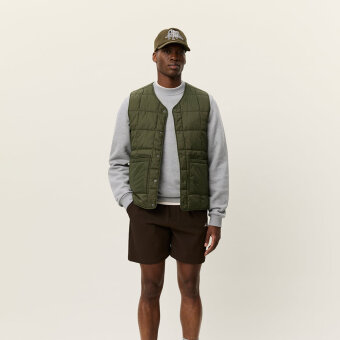 LES DEUX - Les Deux - Matt quilted | Vest Olive Night