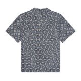 LES DEUX - Les Deux - Lukas arabesque shirt | K/Æ Skjorte Blue Fog