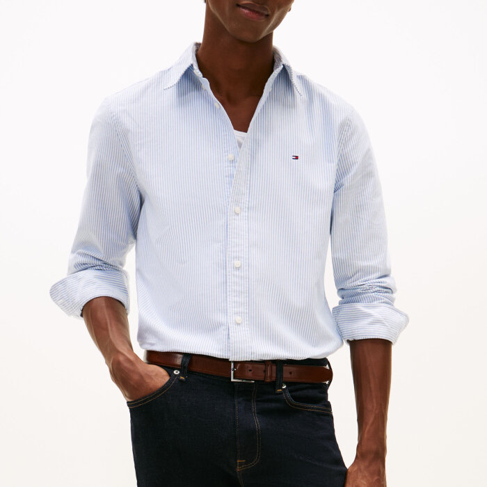 Tommy Hilfiger  - Tommy Hilfiger - Heritage oxford shirt | Skjorte Stripe